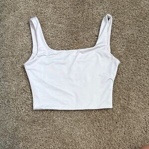 White Women's Crop Top